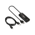 CLUB 3D HDMI+ Micro USB to DisplayPort 4K120Hz or 8K30Hz M/F Active Adapter