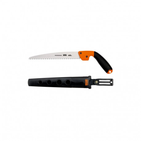 Bahco handheld pruning saw with dual-component handle and holster 5 TPI for living wood, 240mm