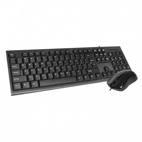OMEGA WIRED US KEYBOARD KIT + MOUSE OKM-09 USB BLACK