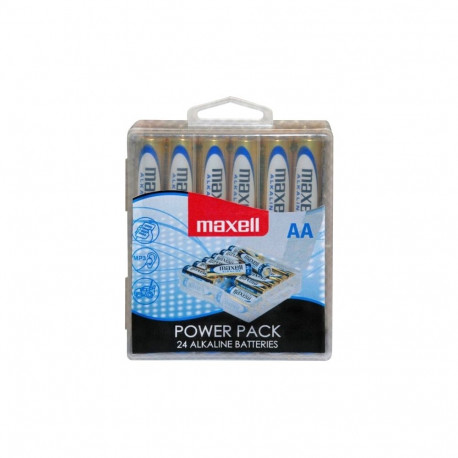 MAXELL BATTERIES LR06 AA 24PCS POWER PACK 790268.04.CN