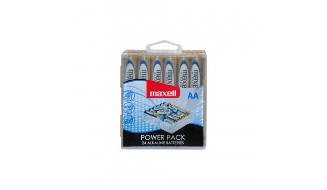 MAXELL BATTERIES LR06 AA 24PCS POWER PACK 790268.04.CN