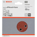 Bosch lihvimisketas C 430 D125MM puit, tera 60, 5 tk