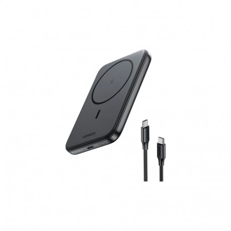 "5000mAh Mini Powerbank Wireless 15W with MagSafe white"