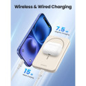 "5000mAh Mini Powerbank Wireless 15W with MagSafe white"
