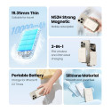 "10000mAh Mini Powerbank Wireless 20W with MagSafe white"