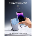"10000mAh Mini Powerbank Wireless 20W with MagSafe grey"
