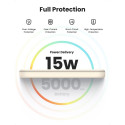 "5000mAh Mini Powerbank Wireless 15W with MagSafe white"
