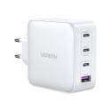 "UGREEN USB-A+3xUSB-C 100W GaN Tech Fast Wall Charger EU White"