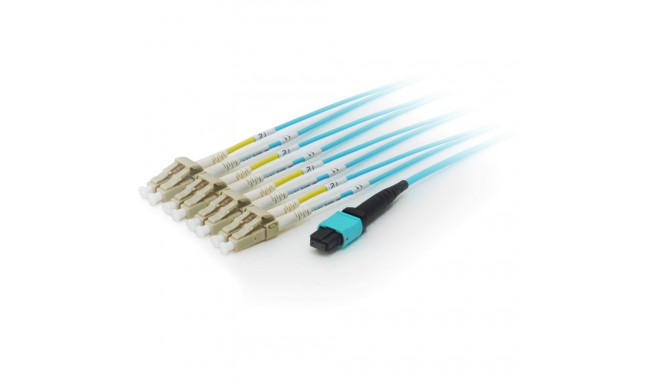 "Equip MTP/LC Trunk Fiber Patch Cord OM4 M/M 5.00m Polybeutel"