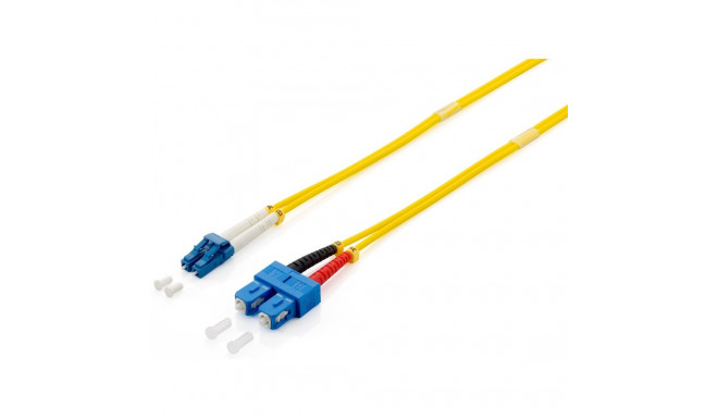 "Equip LWL Patchkabel LC->SC 1.00m Singlemode Duplex OS2 ge Polybeutel"