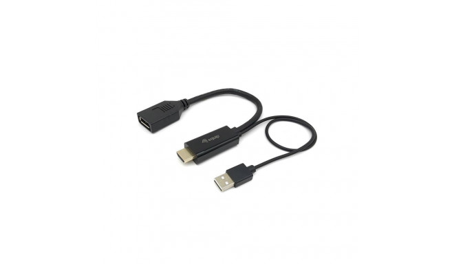 "Equip HDMI Adapter Displayport St/Bu 0.15m 4K/60Hz sw"