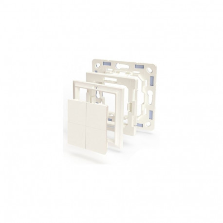 "Shelly Plug & Play ""BLU Wall"" Switch 4 Adapter Gira & Merten Weiß"