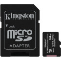 "CARD 64GB Kingston Canvas Select Plus microSDXC 100MB/s +Adapter"