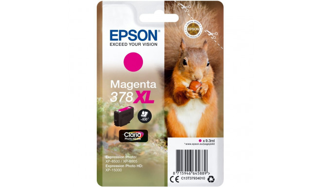 "Epson Tinte 378XL C13T37934010 Magenta bis zu 830 Seiten"