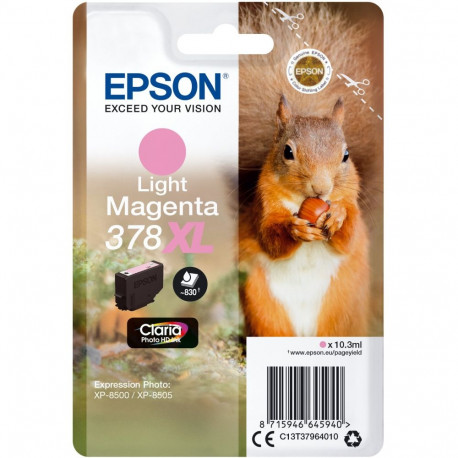 "Epson Tinte 378XL C13T37964010 Hellmagenta bis zu 830 Seiten"