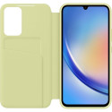 Kaardivahega mobiiliümbris Samsung Galaxy A34 Smart View Wallet, heleroheline