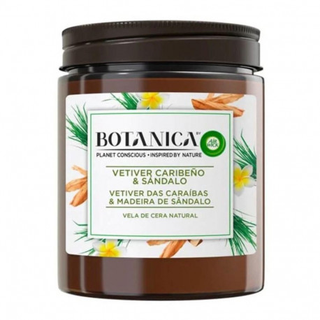 BOTANICA VETIVER CARIBEÑO VELA CERA NATURAL 205GR