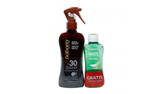 BABARIA COCO ACEITE PROTECTOR SPF30 200ML + BALSAMO AFTER SUN 1U