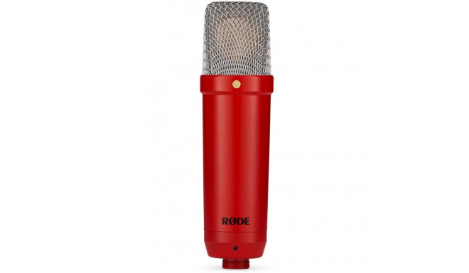 RØDE NT1 signatuur punane stuudiomikrofon
