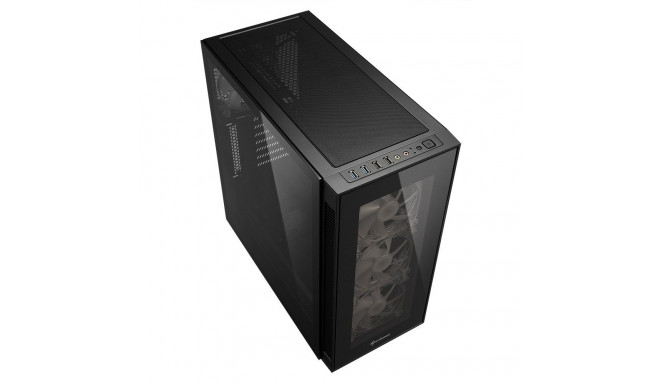 Sharkoon Korpus TG5 Pro ATX 1xKlaas Must