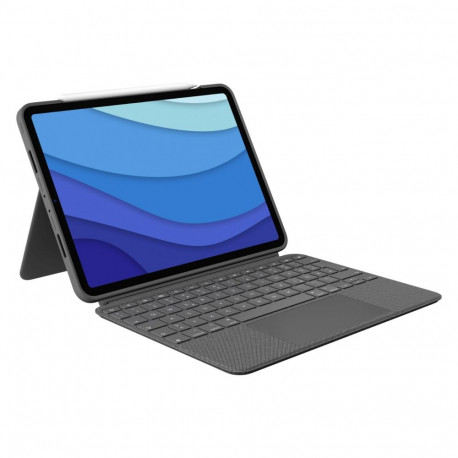 Logitech klaviatuur Combo Touch saksa QWERTZ smart connectoriga, hall