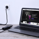 Qoltec 50051.65W.HP toiteadapter/inverter Siseruumides Must