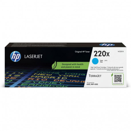 HP 220X tsüaan originaal LaserJet toonerikassett