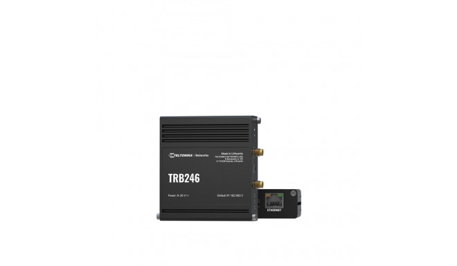 Teltonika tööstuslik ruuter, IoT LTE lüüs TRB246 Cat 4, 1x RJ45 100Mb/s, IP30