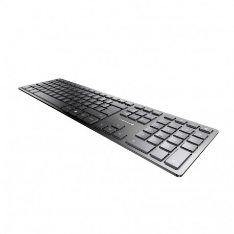 CHERRY KW 9100 SLIM universaalne RF juhtmevaba + Bluetooth QWERTZ saksa must klaviatuur