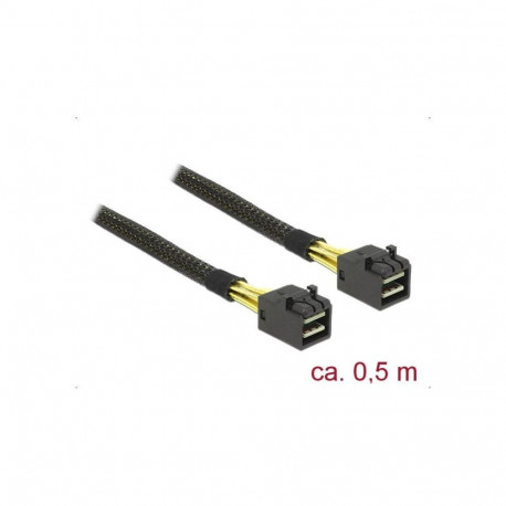 kaabel Mini SAS HD SFF-8643 > Mini SAS HD SFF-8643 50cm, must