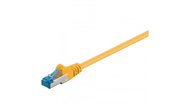goobay PatchCable RJ-45 Cat.6a S/FTP, Cable yellow, 10 Meter