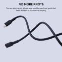 USB-C to USB-C CB-SCC101 Silicone Cable 1m 100W, USB2.0 CB-SCC101 by Aukey Black