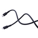USB-C to USB-C CB-SCC101 Silicone Cable 1m 100W, USB2.0 CB-SCC101 by Aukey Black