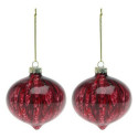 Eglītes rotājumi (2 pcs) 112490 Brūns Sarkans 8 cm (2 gb.)