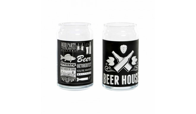 Alus glāze DKD Home Decor Plastmasa 2 Daudzums