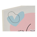 Glezna DKD Home Decor Face Canvas Abstrakts (30 x 1,8 x 40 cm)