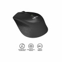 Optical Wireless Mouse Logitech 910-004909 1000 dpi Black