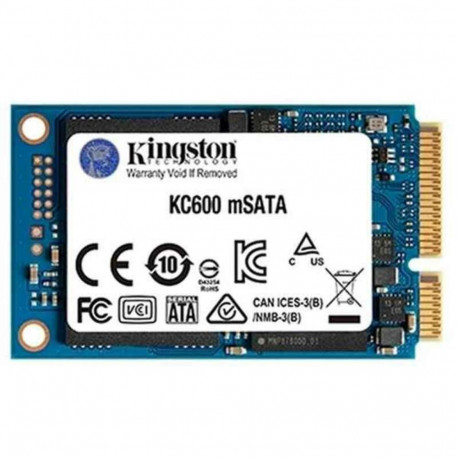 Kõvaketas Kingston KC600MS TLC 3D mSATA 512 GB SSD