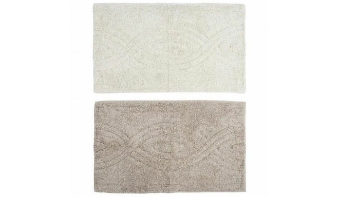 Ковер DKD Home Decor Коричневый Бежевый Хлопок (2 pcs) (80 x 50 x 2 cm)