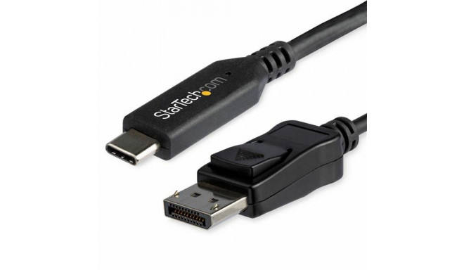 USB C to DisplayPort Adapter Startech CDP2DP146B 1,8 m Black