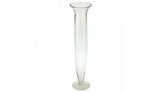 Vase DKD Home Decor Crystal Transparent (14 x 14 x 60 cm)