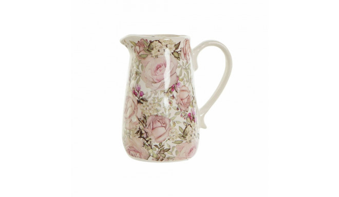 Jug DKD Home Decor Pink Stoneware (17 x 12 x 18.5 cm)