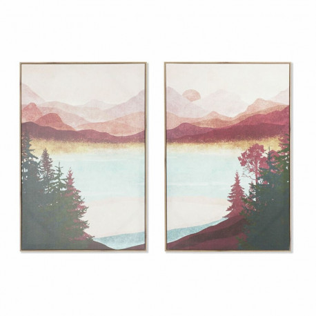Maal DKD Home Decor Vesi (60 x 3 x 90 cm) (2 Ühikut)