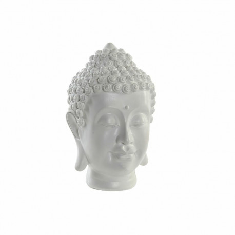 Dekoratiivkuju DKD Home Decor Buddha Valge Vaik (20 x 20 x 30 cm)