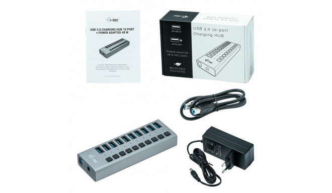 USB-jaotur i-Tec U3CHARGEHUB10