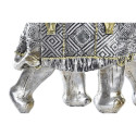 Dekoratiivkuju DKD Home Decor Elevant Hõbedane Kuldne Vaik (22,5 x 10,7 x 21,5 cm) (2 Ühikut)