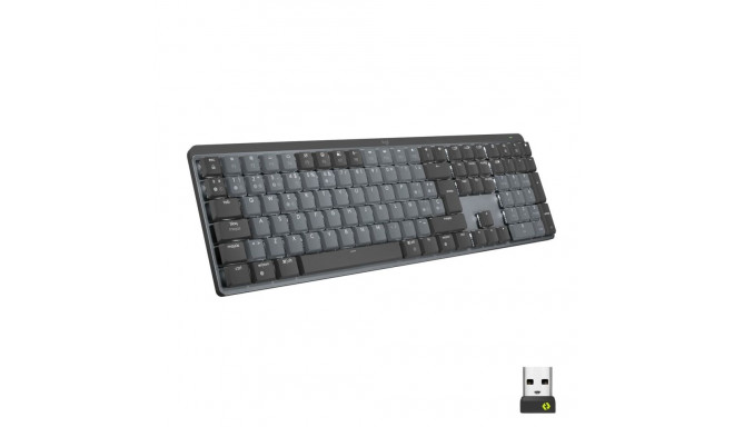 Juhtmevaba Klaviatuur Logitech 920-010757 Must Inglise EEUU Hall QWERTY