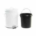 Atkritumu Tvertne DKD Home Decor Balts Dzelzs Pamata (20 x 25 x 31 cm) (5 L)