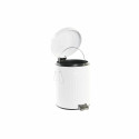 Atkritumu Tvertne DKD Home Decor Balts Dzelzs Pamata (20 x 25 x 31 cm) (5 L)