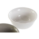 Блюдо DKD Home Decor Белый Серый Фарфор Vintage 12,5 x 12,5 x 6,5 cm 2 Предметы